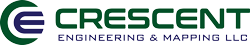 Crescent Engineering and Mapping logo and link to website